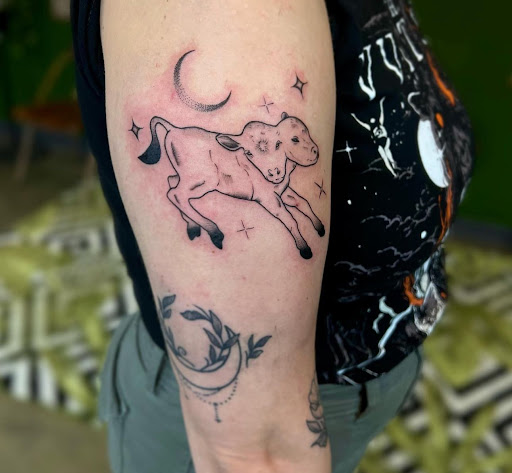Explore baymax tattoo ideas, creative tattoo ideas in Bloomington, available at Crystal Moon Body Arts