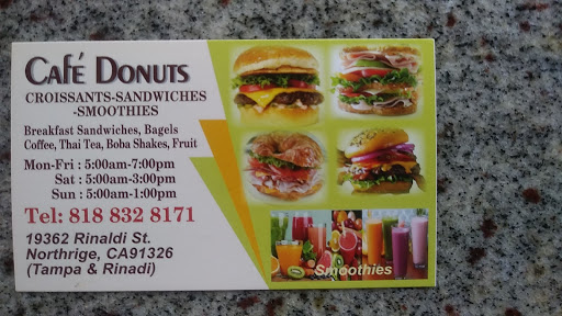 Cafe Donuts, 19362 Rinaldi St, Northridge, CA 91326, USA, 