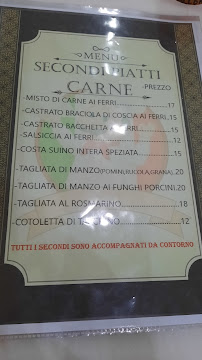 Trattoria Vallone da Mario à Filo menu