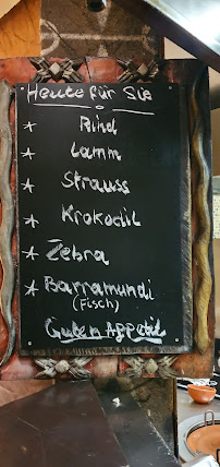 Restaurant Zambesi à Brühl menu