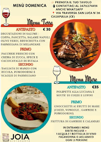 Restaurant Joia Ristorante à Casapulla (la carte)