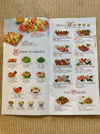 Carte du Kyoto Sushi à Saint-Mandé