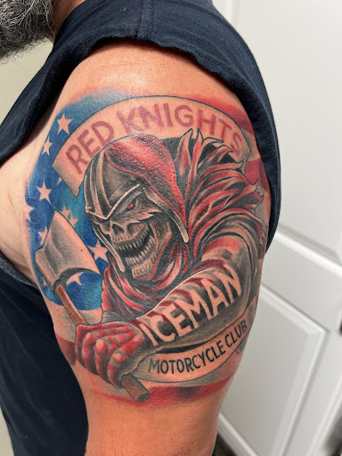 Explore scuba tattoo ideas, creative tattoo ideas in Burlington, available at Inferno Ink Tattoo & Body Piercing Studio