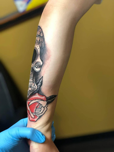 Explore football tattoo ideas, creative tattoo ideas in Goose Creek, available at Red Kirin Tattoo