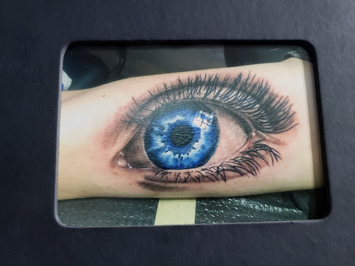 Explore chameleon tattoo ideas, creative tattoo ideas in Corpus Christi, available at G and S Tattoo Studio