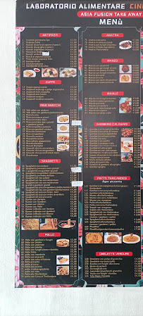 Menu / carte de Asian Fusion Take Away à Bologna