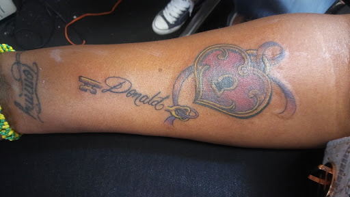 Explore thigh hip tattoo ideas, creative tattoo ideas in Indianapolis, available at INKSTINCT TATTOO