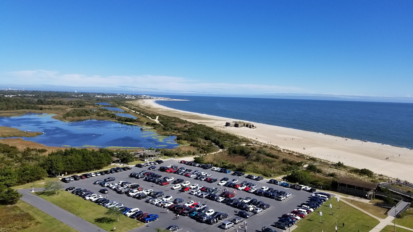 Cape May Beach的照片 带有长直海岸