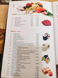 Restaurant asiatique DOYODOMI à Morsang-sur-Orge (le menu)