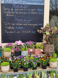Menu / carte de Canopée café fleurs à Chabrignac