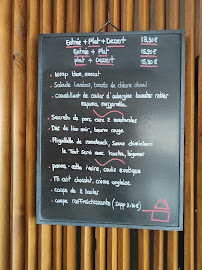 Menu du LE GRAND CHEMIN à Rouans