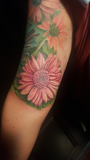 Explore tattoo sleeve ideas with trees, creative tattoo ideas in Ventura, available at Ventura Tattoo & Piercing