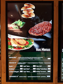 McDonald's à Paris menu