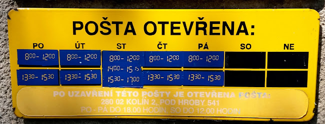 Česká pošta Ratboř - Kladno