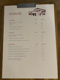Restaurant français La Galupe à Urt - menu / carte