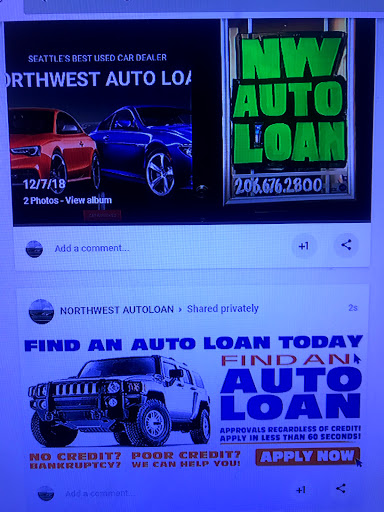 Used Car Dealer «Northwest Auto Loan», reviews and photos, 3718 S Tacoma Way, Tacoma, WA 98409, USA