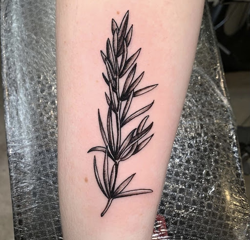 Explore inner forearm tattoo ideas, creative tattoo ideas in Arlington, available at Benchmark Tattoos