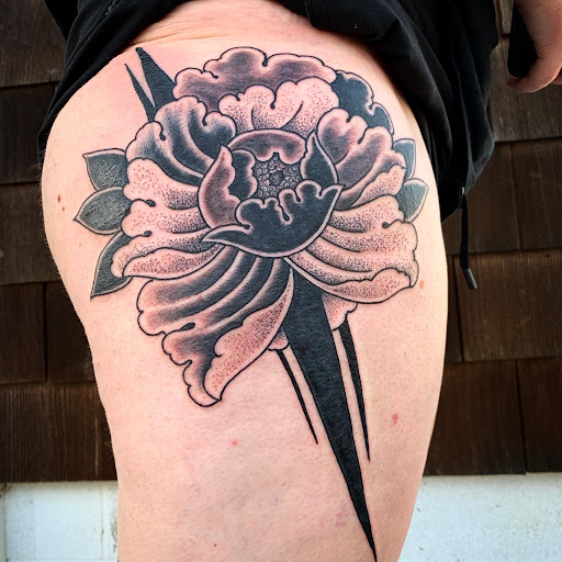 Explore leo tattoo ideas for men, creative tattoo ideas in Strasburg, available at Champion Tattoo Company