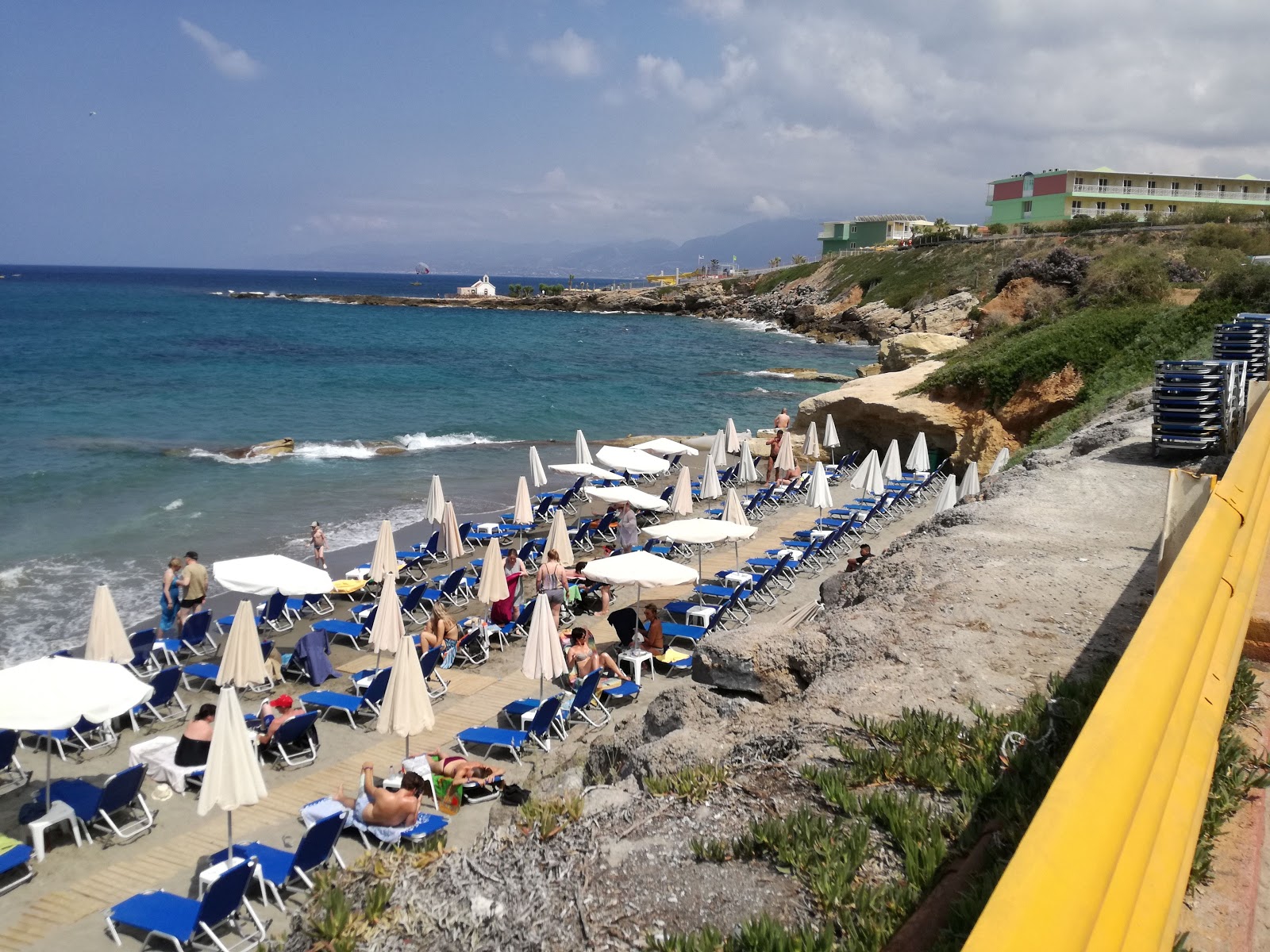 Foto van Hersonissos beach III met hoog niveau van netheid