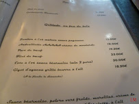 Restaurant français Le Sauvage à Cassel (le menu)