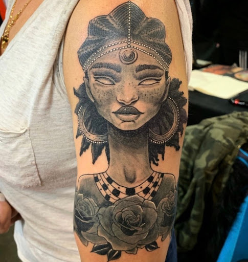 Explore akaza tattoo ideas, creative tattoo ideas in Baltimore, available at Rippd Canvas Tattoo Shop Artists Social Club