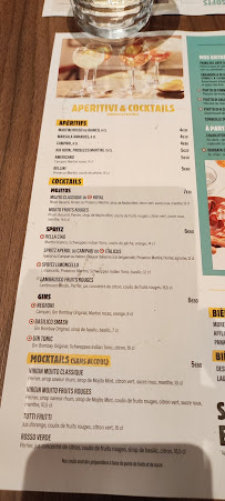 Del Arte à Rosny-sous-Bois menu