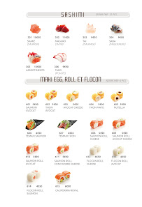 Dream Sushi à Bagneux menu