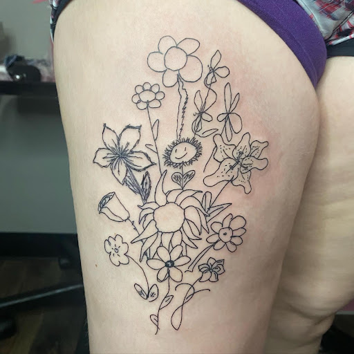 Explore pisces zodiac tattoo ideas, creative tattoo ideas in Warner Robins, available at Untold Pain Tattoo Studio