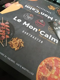 Le mon’calm à Montpellier menu