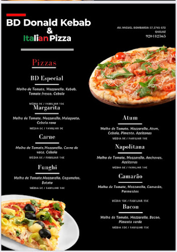 Comentários e avaliações sobre o BD Donald kebab & Italian pizza