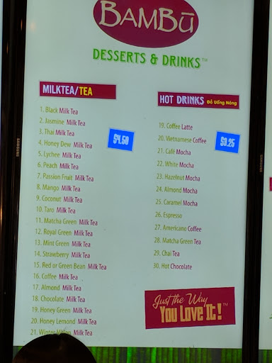 Dessert Restaurant «BAMBU Desserts & Drinks», reviews and photos, 10161 Bolsa Ave, Westminster, CA 92683, USA