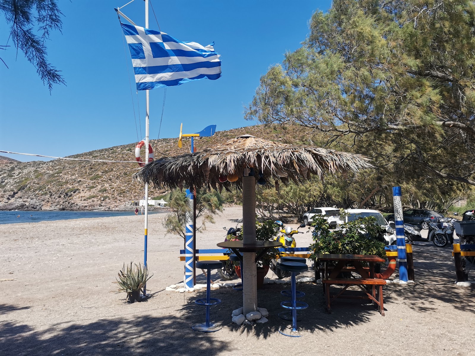 Lefkes Beach'in fotoğrafı imkanlar alanı
