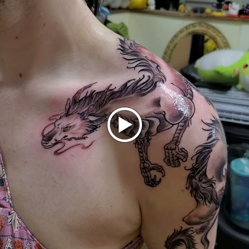 Explore black and white tattoo ideas, creative tattoo ideas in Hillsborough, available at Inkognito tattoo