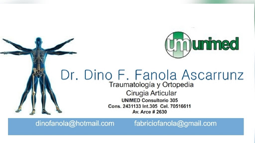 Dr. Dino Fanola Ascarrunz - Unitrauma - Traumatologo La Paz