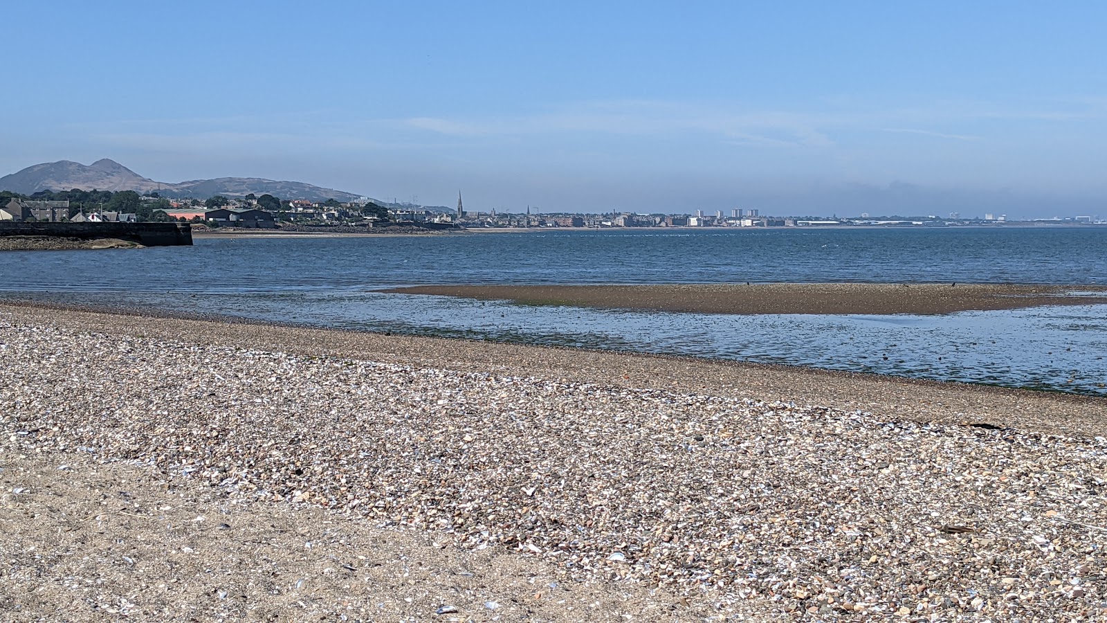 Photo of Scott Hislen Beach and the settlement