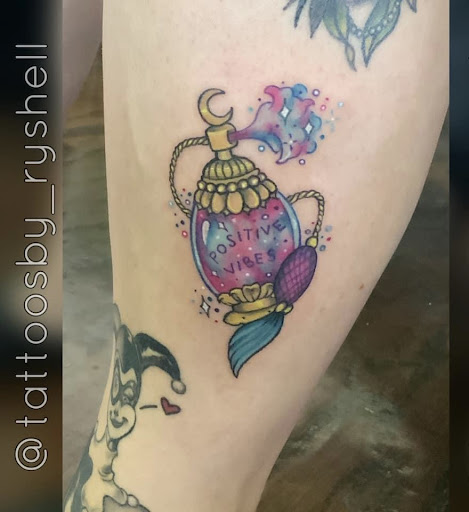 Explore single flower tattoo ideas, creative tattoo ideas in Hayesville, available at The Upper Room Tat2 Parlor
