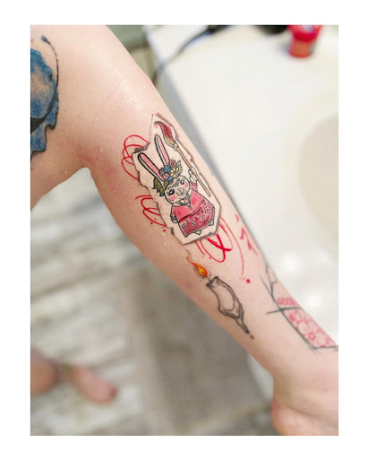 Explore simple outline tattoo ideas, creative tattoo ideas in Moline, available at ARTIST AIMEE TATTOOS - AF Tattoo Studio