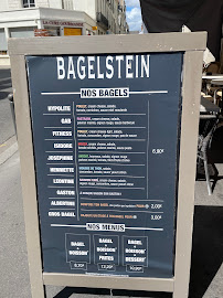 Menu / carte de BAGELSTEIN • Bagels & Coffee shop à Tours