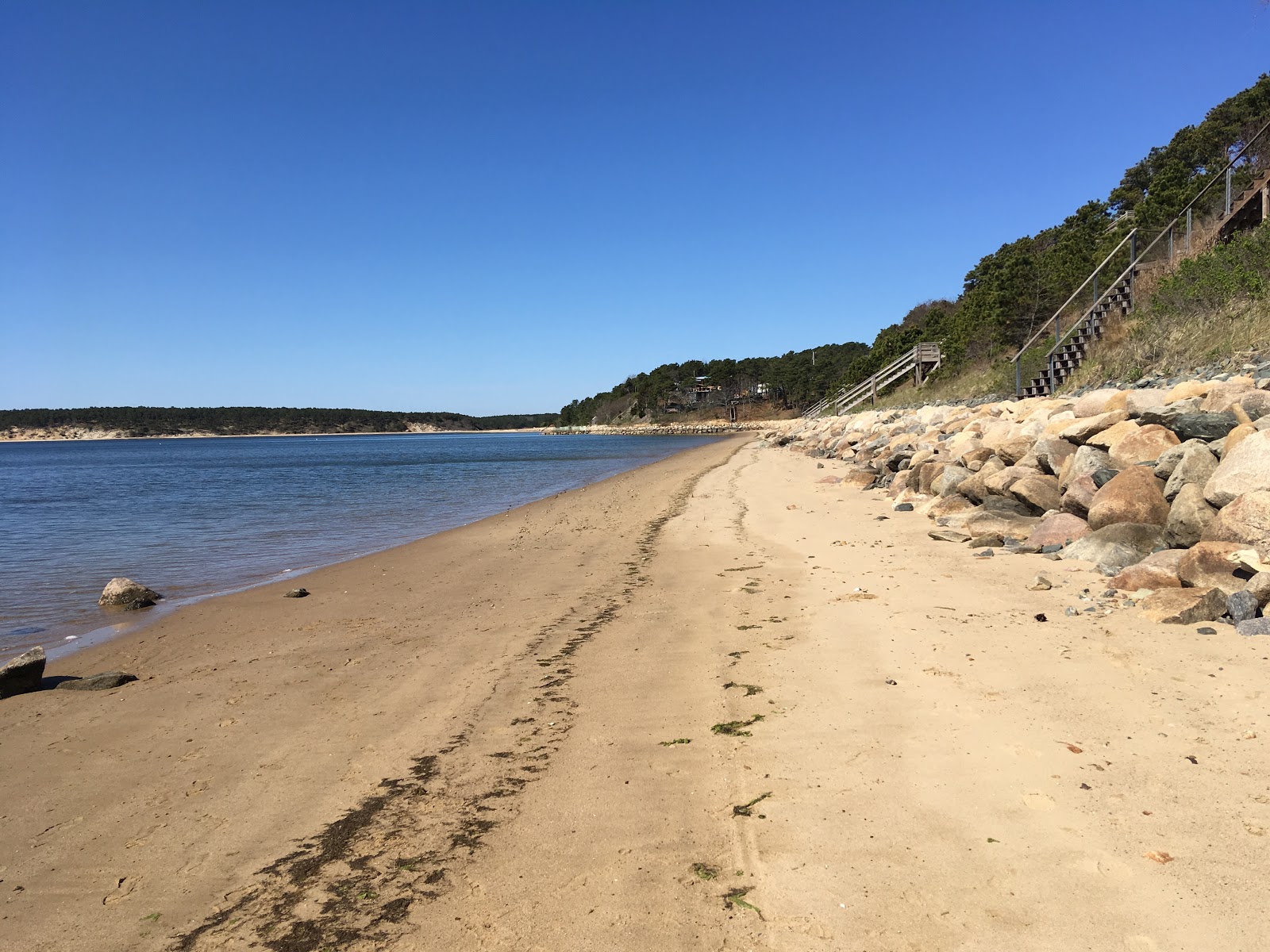 Fotografie cu Mayo beach cu o suprafață de nisip strălucitor