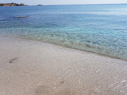 Foto von Gefyri Beach mit viele geräumige buchten