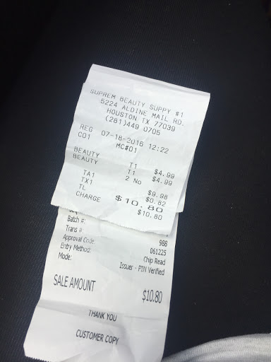 Beauty Supply Store «Supreme Beauty», reviews and photos, 5224 Aldine Mail Rte Rd, Houston, TX 77039, USA
