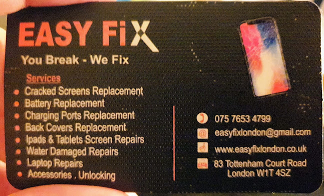 Central Perks , Easy Fix ,Mobile phone repair shop Tottenham Court Road - Cell phone store