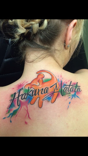 Explore thigh tattoo ideas, creative tattoo ideas in Fargo, available at Golden Dragon Tattoo