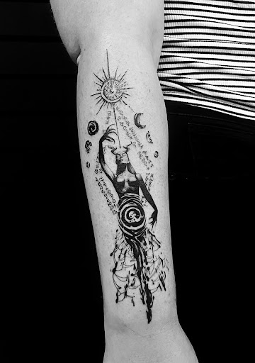 Explore baldur's gate tattoo ideas, creative tattoo ideas in Denver, available at Denver Classic Tattoo & Piercing