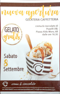Menu du Crema & Cioccolato di Oksana à Pozzilli