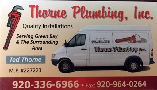 Thorne Plumbing, Inc. in De Pere, Wisconsin