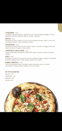 Menu / carte de Pizzeria San giuseppe à Casteltermini