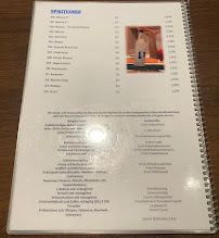 Menu du Taverna Vasilis à Auerbach