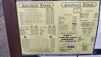 Menu / carte de ANATOLIE KEBAB Plélan le grand à Plélan-le-Grand