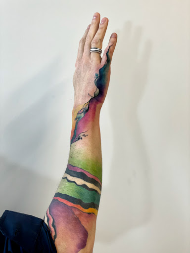 Explore krishna tattoo ideas for ladies, creative tattoo ideas in Portland, available at Obsidian Tattoo